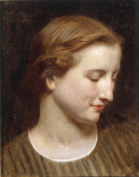Kopfstudie Frau von William Adolphe Bouguereau