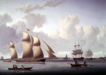 Dutch and other vessels off Greenwich von William Anderson