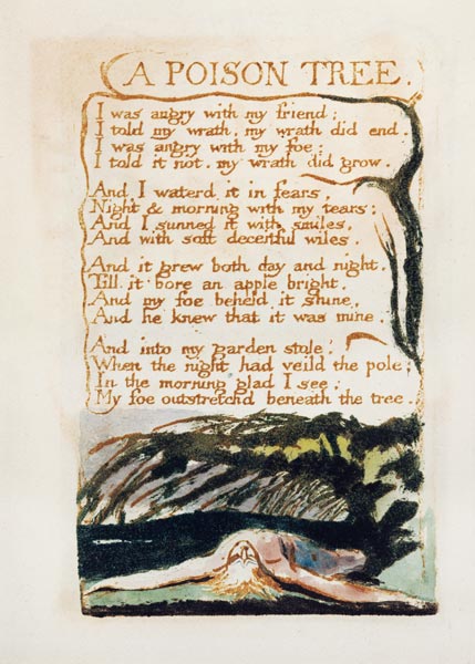 A Poison Tree, from Songs of Experience von William Blake