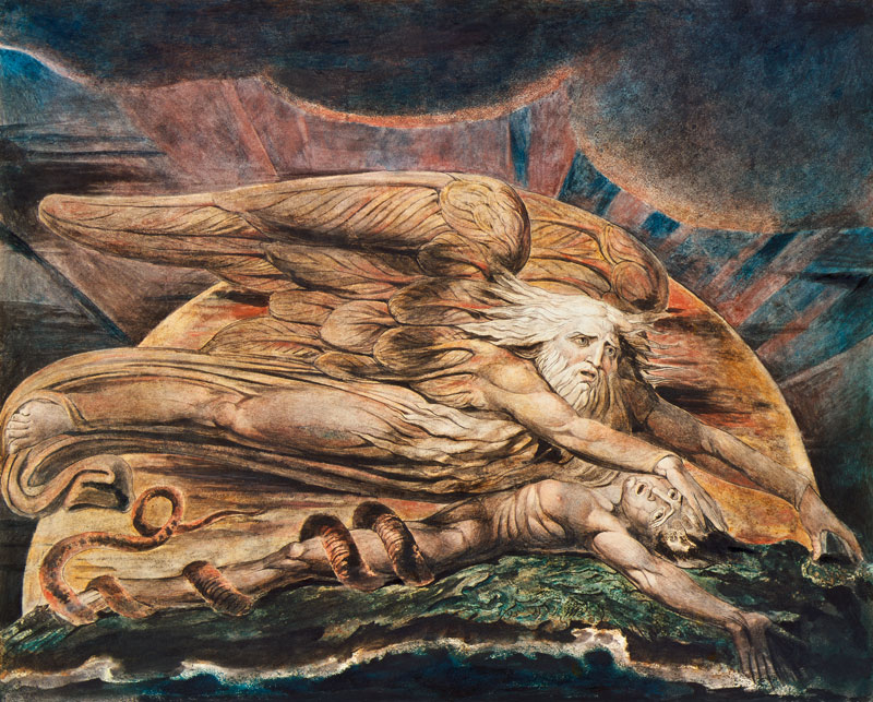 Die Erschaffung des Adam von William Blake