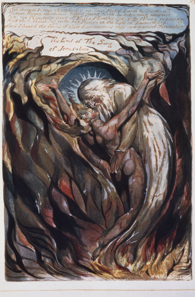 Jerusalem,  letzte Seite von William Blake