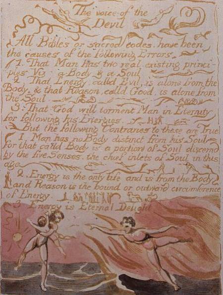 The Marriage of Heaven and Hell; The Voice of the Devil von William Blake
