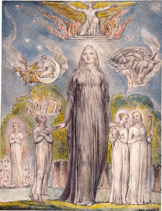 Melancholie (aus John Miltons L'Allegro und Il Penseroso) von William Blake