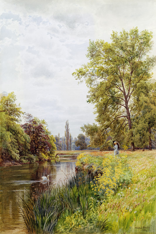 The Thames at Purley von William Bradley
