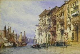 Am Eingang zum Canal Grande, Venedig 1898