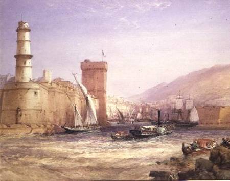 The Harbour, Marseilles von William Callow