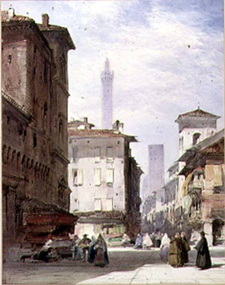 Leaning Tower, Bologna von William Callow