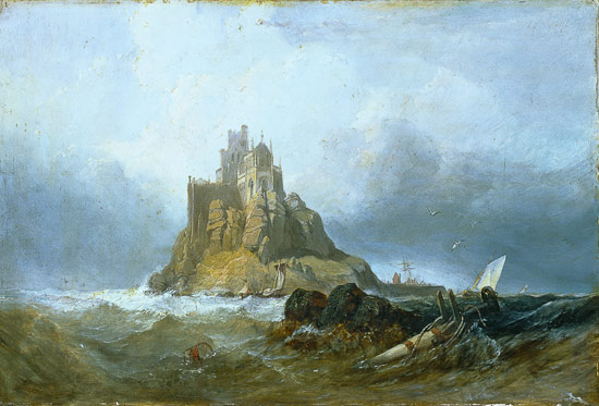 St. Michael's Mount, Cornwall von William Clarkson Stanfield