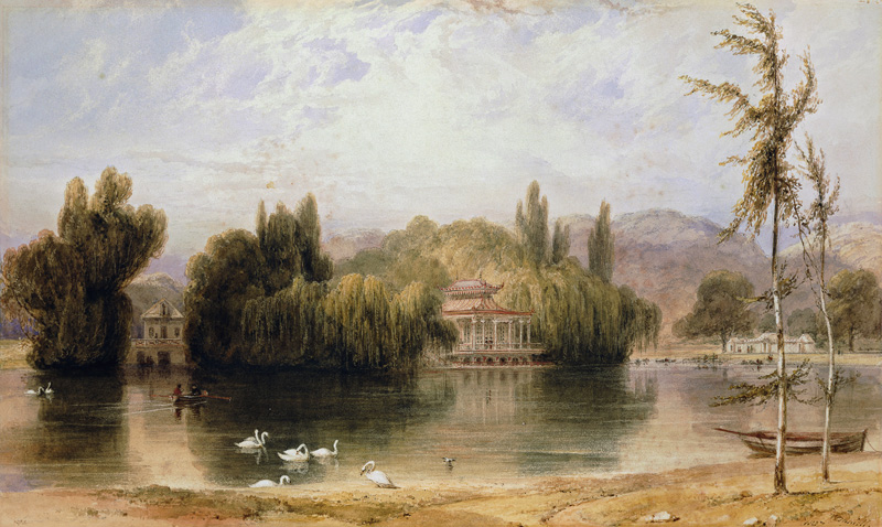 Virginia Water, Surrey von William Daniell