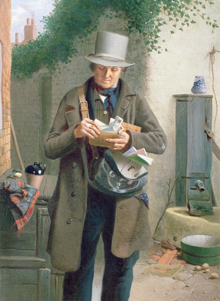 The Village Postman von William Edward Millner