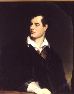 Lord Byron after a Portrait painted by Thomas Phillips in 1814 (see 41918), 1844 (enamel) von William Essex