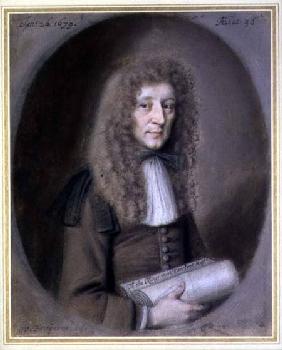Portrait of a Man, probably Thomas Dare 1679 stels