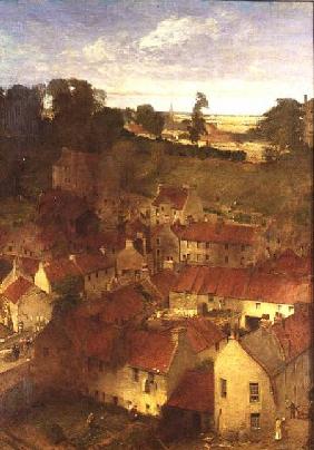 The Village of the Water of Leith from a Window in Rothesay Terrace 1878