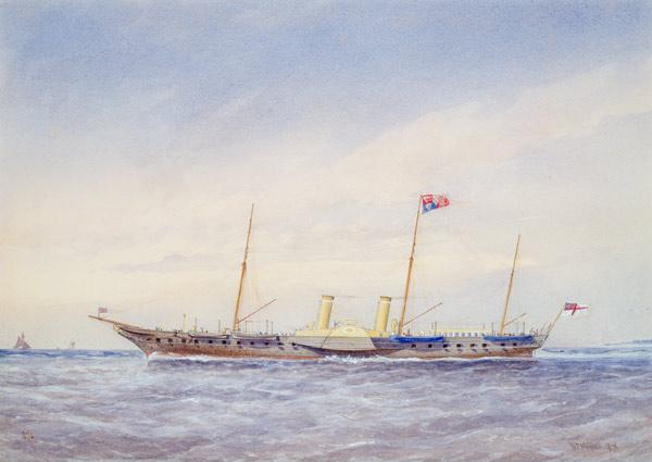 The Royal Yacht Osbourne 1876  on