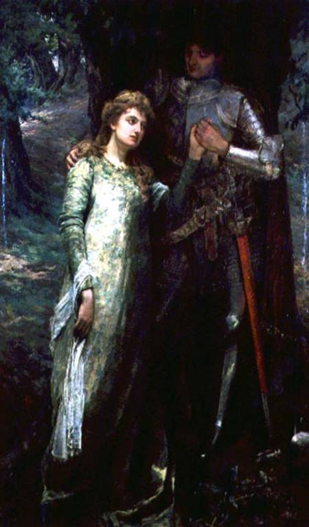 A knight and his lady von William G. Mackenzie