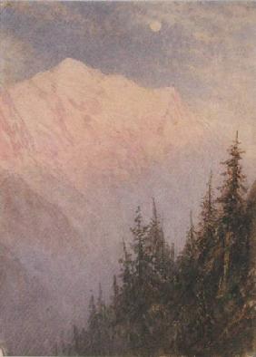 Mont Blanc 1870  on