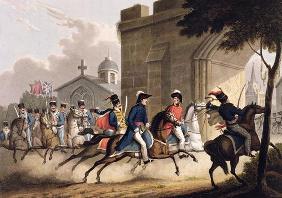 Entrance of Lord Wellington into Salamanca at the head of a Regiment of Hussars, May 20th 1813, from 18th
