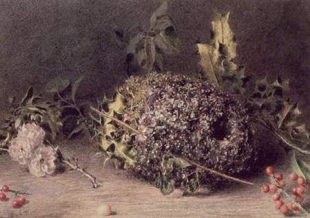Long Tailed Tits' Nest von William Henry Hunt