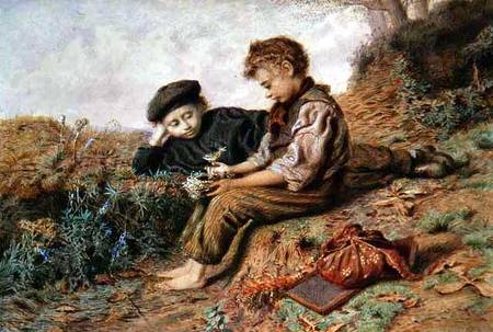 Schoolboys with a Stolen Nest von William Henry Hunt