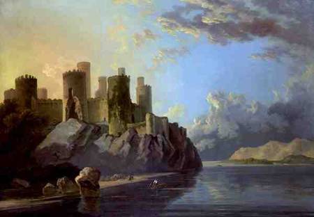 Conway Castle von William Hodges