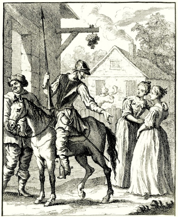 Illustration für das Buch "Don Quijote" von M. de Cervantes von William Hogarth