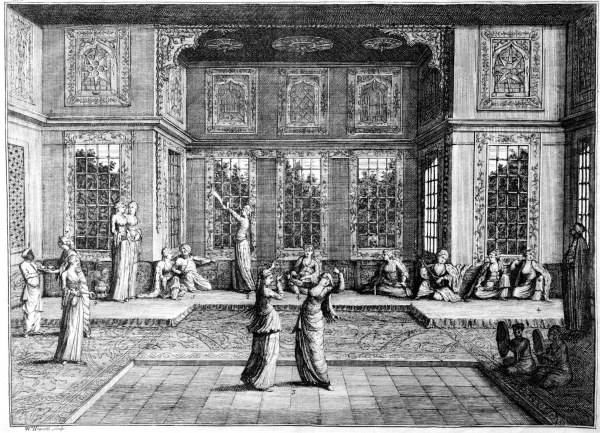 W.Hogarth, Ansicht eines türk. Salons von William Hogarth