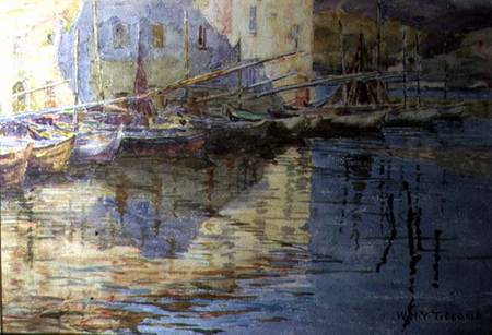 Boats in Venice von William Holt Yates Titcomb