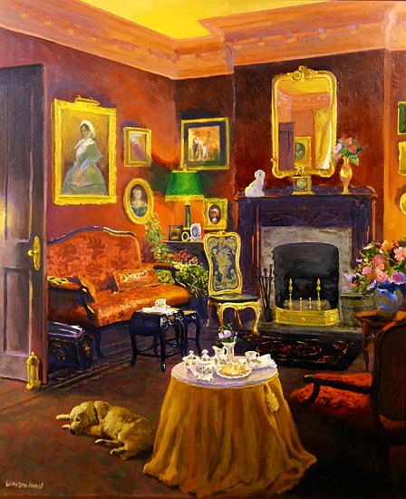 Red Room (Victorian Style) von William  Ireland