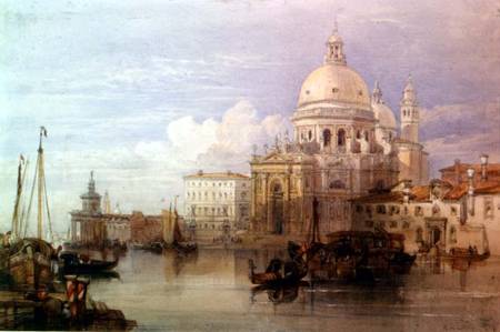 Santa Maria della Salute from the Grand Canal, Venice von William Leighton Leitch