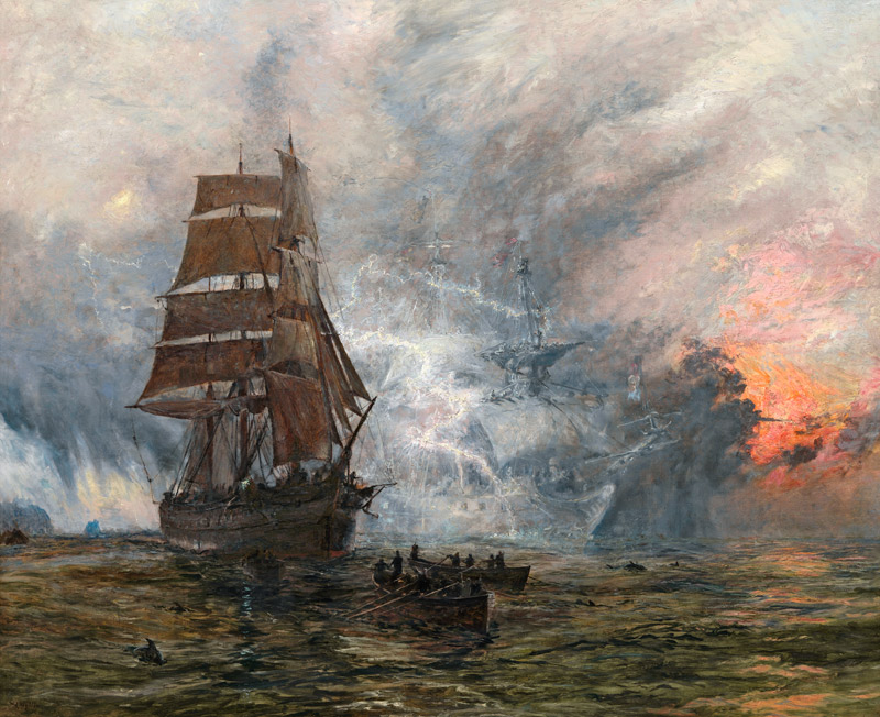 The Phantom Ship von William Lionel Wyllie