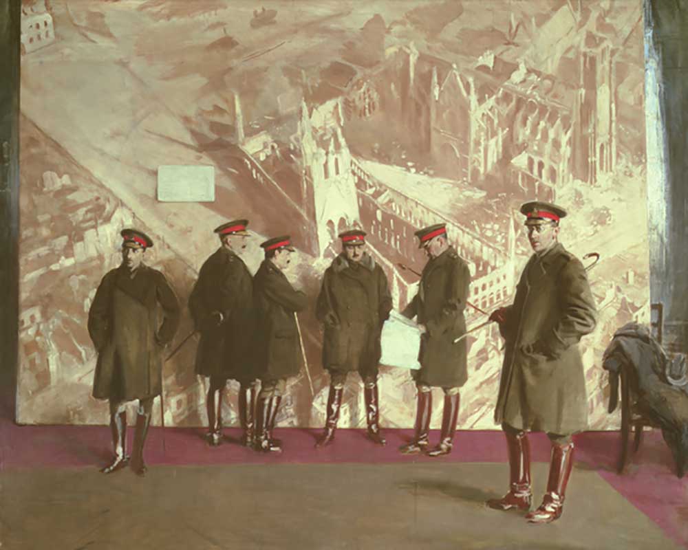 Mitarbeiter des kanadischen Hauptquartiers, 1918 von William Nicholson