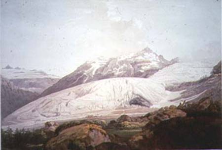 Rhone Glacier von William Pars