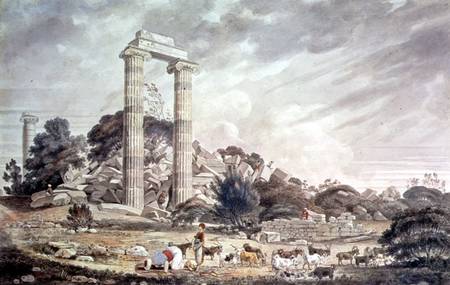 Temple of Apollo at Didyma von William Pars