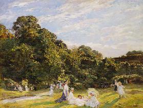 Picknick auf Hampstead Heath