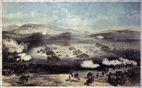 Die Schlacht von Balaklawa am 25. Oktober 1854. Die Attacke der Leichten Brigade