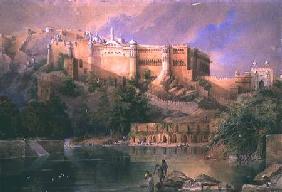 The Fort at Amber, Rajasthan 1863