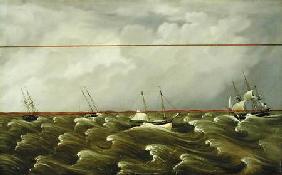 The Great Gale of 1846, Fireboard c.1847