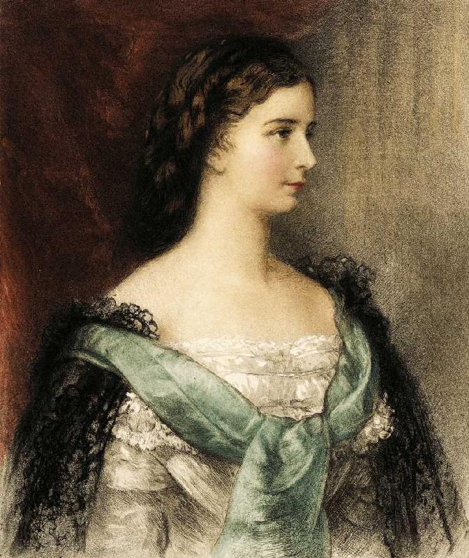 Portrait der Kaiserin Elisabeth von Österreich von William Unger