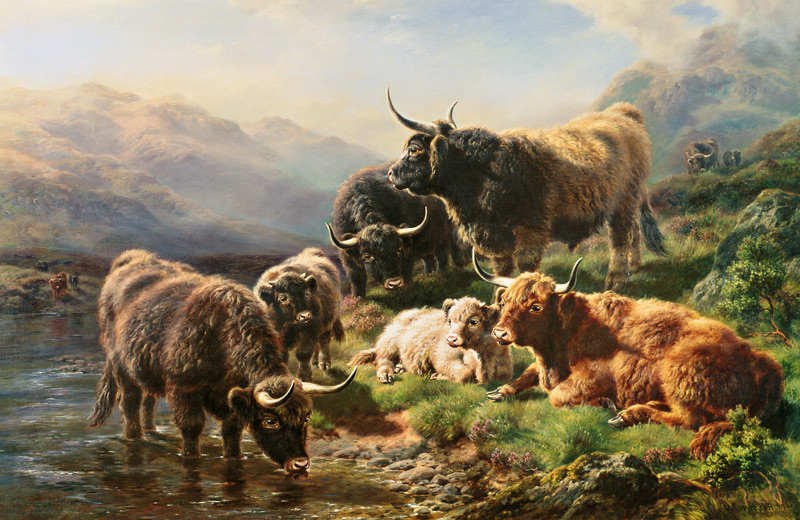 Highland Cattle von William Watson