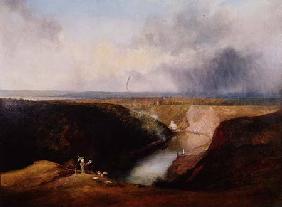 The Avon Gorge from Clifton Observatory 1830