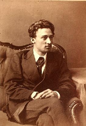 Portrait of the author Vsevolod Mikhailovich Garshin