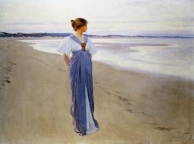 The Seashore, 1900 (oil on canvas) 