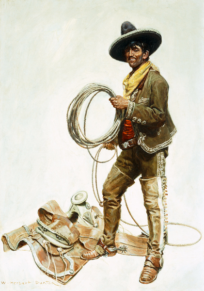 Mexikanischer Cowboy. von William Herbert Dunton