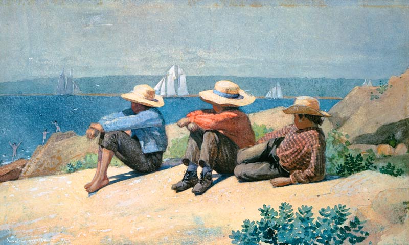 Knaben am Meeresstrand. von Winslow Homer