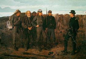 Prisoners from the Front, 1866 (oil on canvas) 1823
