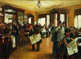 Im Café Dominique 1897