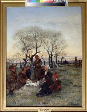 Trauermahl am Grabe 1884