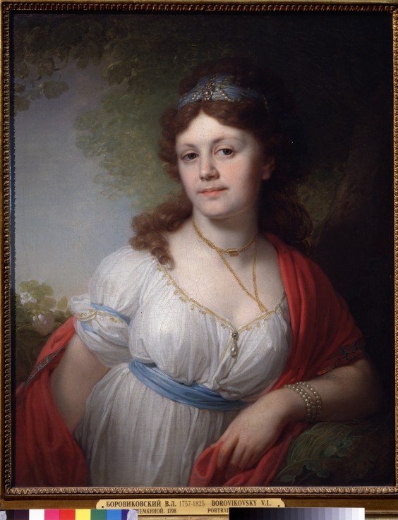 Bildnis Elisabeth Temkina (Tochter der Kaiserin Katharina II. und des Fürsten Grigorij Potjemkin) von Wladimir Lukitsch Borowikowski