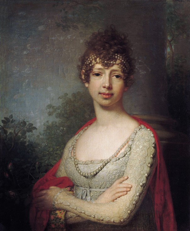 Großfürstin Marija Pawlowna von Russland (1786–1859), Großherzogin von Sachsen-Weimar-Eisenach von Wladimir Lukitsch Borowikowski