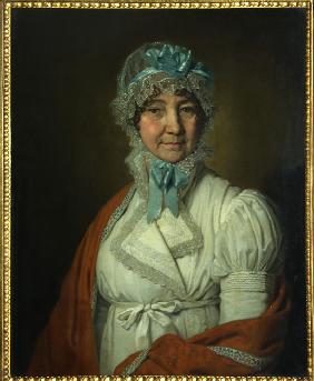 Porträt von Nadeschda Iwanowna Dubowizkaja 1809